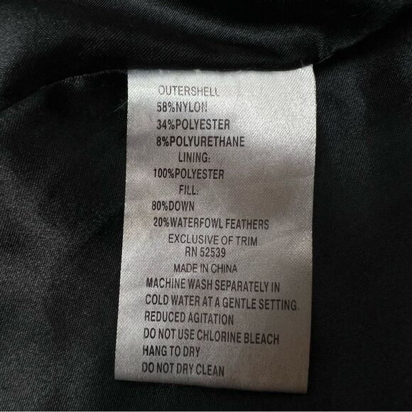 Perry Ellis Portfolio Down Puffer Coat Black Size M - Picture 8 of 8